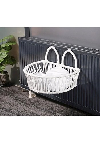 Kalorifer Askılı Kedi Yatağı, Beyaz - Görsel 3