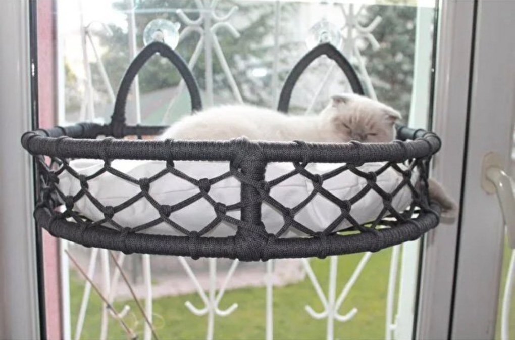 Kedi Cam Yatağı & Güçlü Vantuzlu Cam Yatağı - Görsel 3