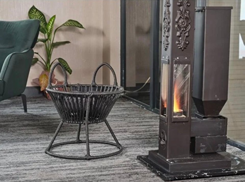 El Örgüsü Metal İskelet Kedi Yatağı - Görsel 2