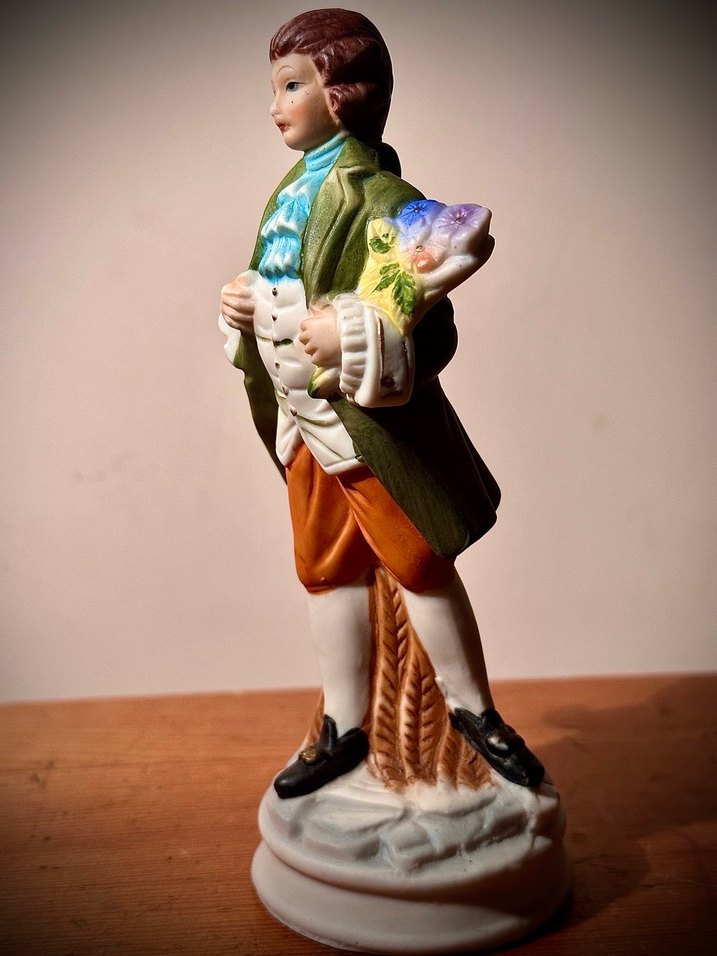 Vintage el işçiliği damgalı nadir biblo  - Görsel 4