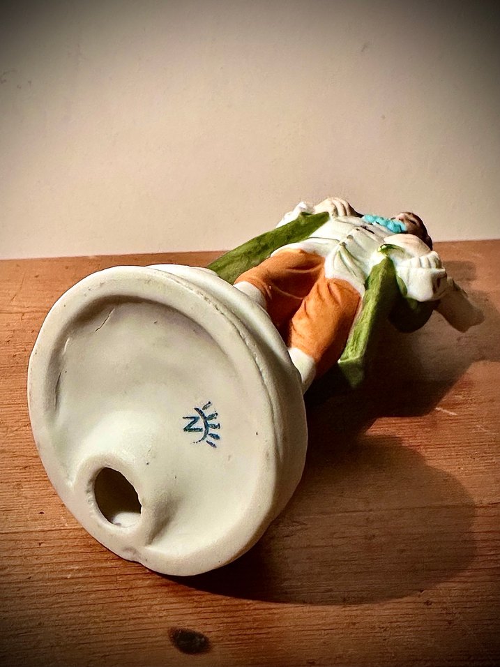 Vintage el işçiliği damgalı nadir biblo  - Görsel 2