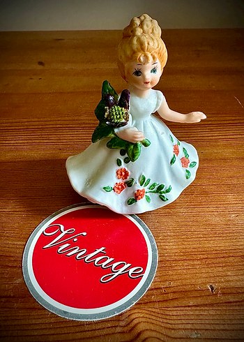 Vintage sevimli kız çocuğu Biblosu,damgalı,NADİR - Görsel 7