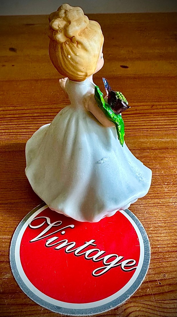 Vintage sevimli kız çocuğu Biblosu,damgalı,NADİR - Görsel 5