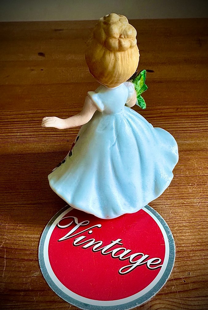 Vintage sevimli kız çocuğu Biblosu,damgalı,NADİR - Görsel 4