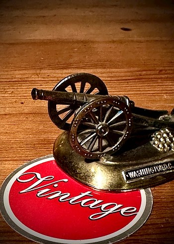 Vintage 70ler japon yapımı top figürlü bronz biblo - Görsel 2