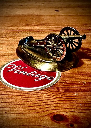 Vintage 70ler japon yapımı top figürlü bronz biblo - Görsel 3