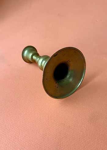  Eski pirinç tekli şamdan - Görsel 2