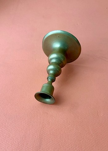  Eski pirinç tekli şamdan - Görsel 3