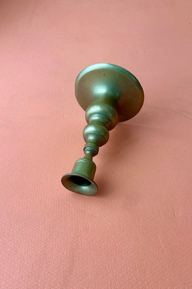  Eski pirinç tekli şamdan - Görsel 3