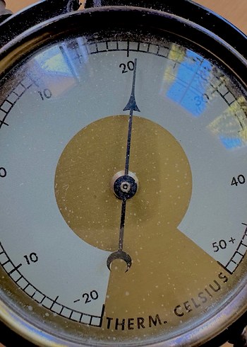 70ler alman vintage termometre - Görsel 3