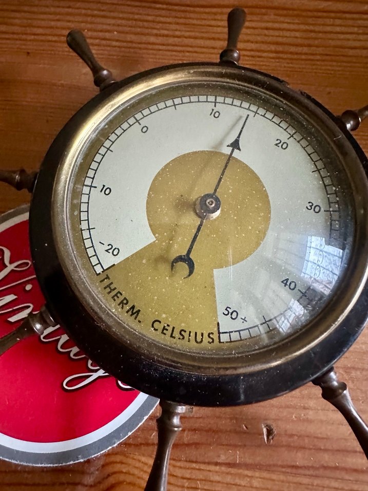 70ler alman vintage termometre - Görsel 2