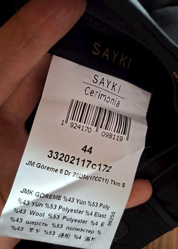 1 kez giyilmiş smokin - Görsel 5