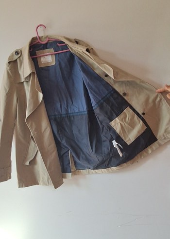 Erkek Bej Düğmeli Midi Trençkot Lc Wakiki - Görsel 3