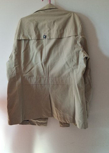 Erkek Bej Düğmeli Midi Trençkot Lc Wakiki - Görsel 8