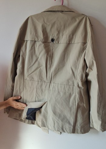 Erkek Bej Düğmeli Midi Trençkot Lc Wakiki - Görsel 7