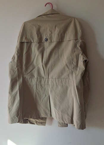 Erkek Bej Düğmeli Midi Trençkot Lc Wakiki - Görsel 9