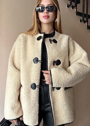 Hoops İçi Deri Kürk Ceket - Görsel 2