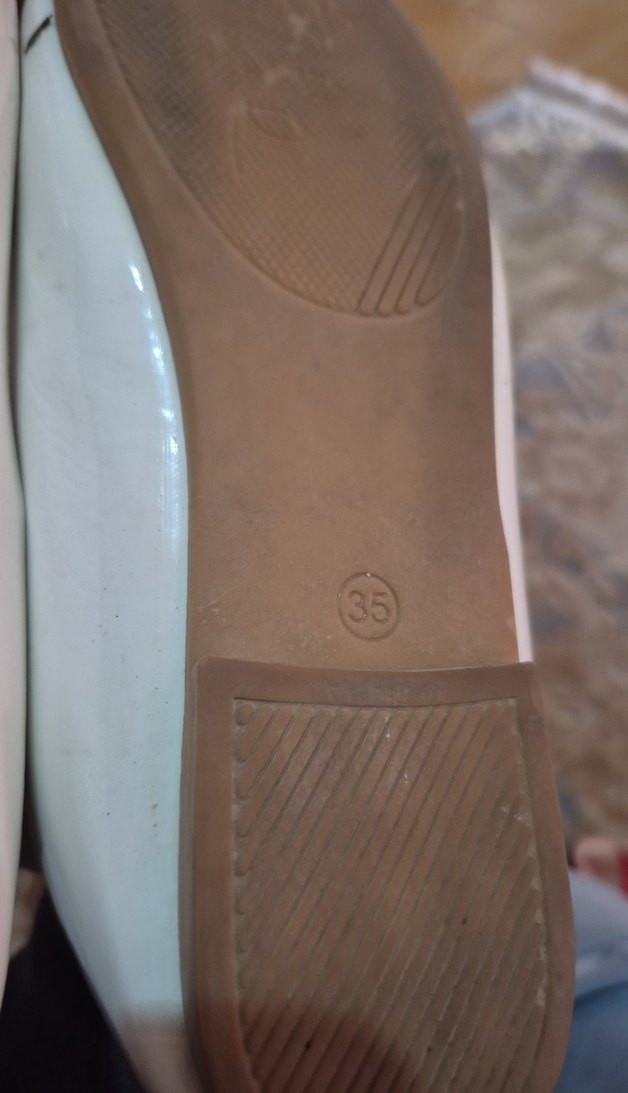 Beyaz Fiyonklu Kız Babet Ayakkabı - Görsel 3