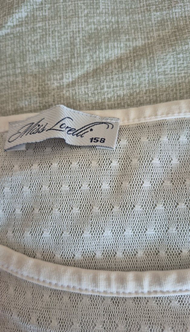 Kız Çocuk Beyaz Pamuklu Kısa Kollu Tişört - Görsel 3