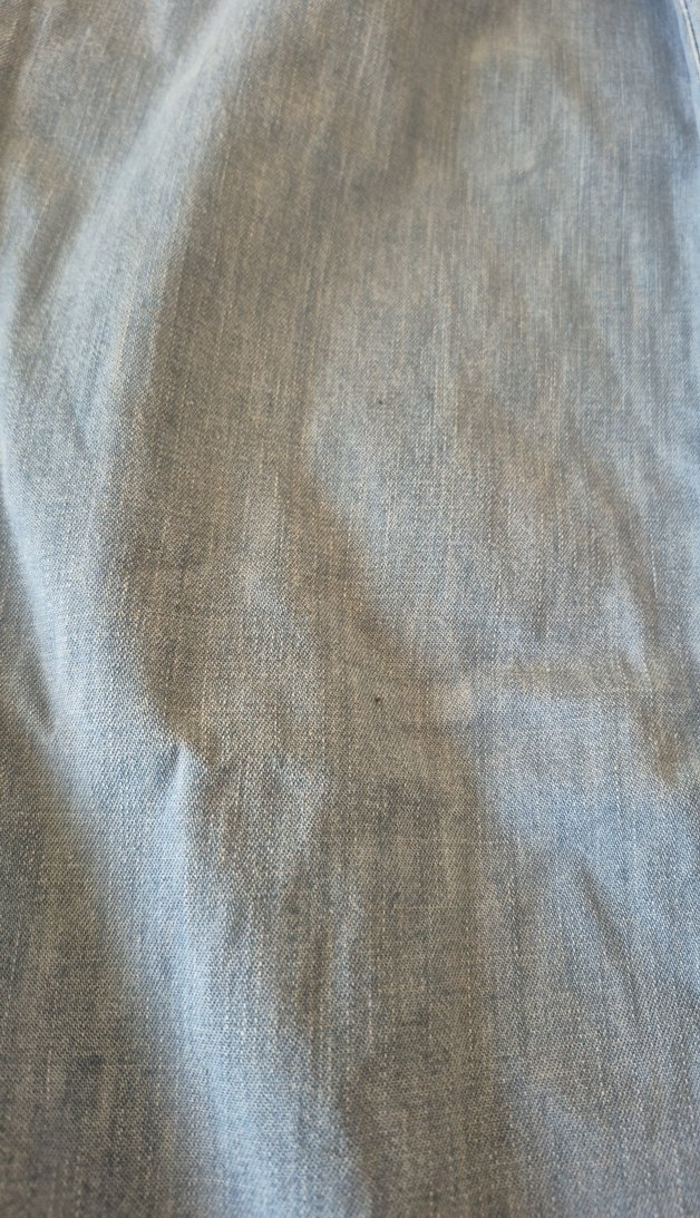 Kız çocuk mavi Bol Kesim Kot Pantolon - Görsel 2