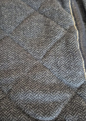 Gri Denim Fermuarlı Kız çocuk Yelek - Görsel 2