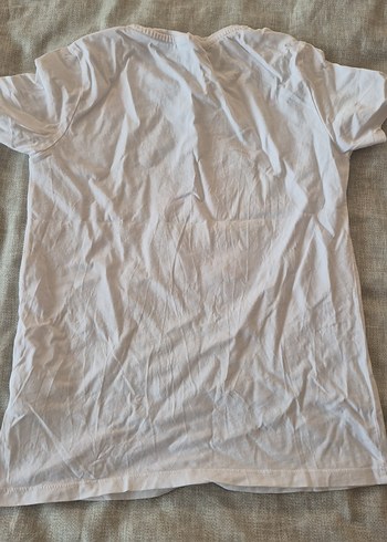 Beyaz Kız Çocuk Baskılı Tişört - Görsel 3