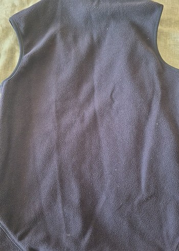 Gri kız Fermuarlı Kolsuz Polar - Görsel 3