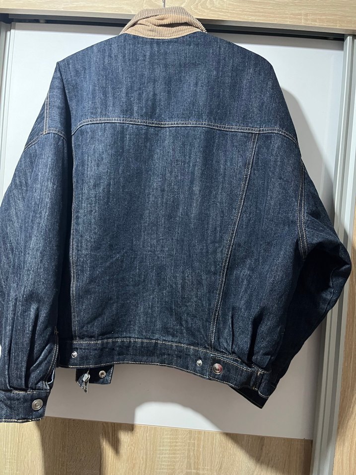 lacivert Denim Ceket - Görsel 2