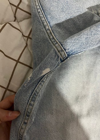 Gri Mavi Loose Fit Kadın Kot Pantolon - Görsel 2