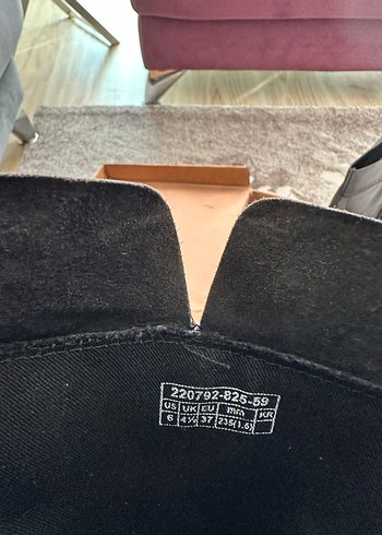 Levis Kadın Siyah %100 Deri Çizme - Görsel 5