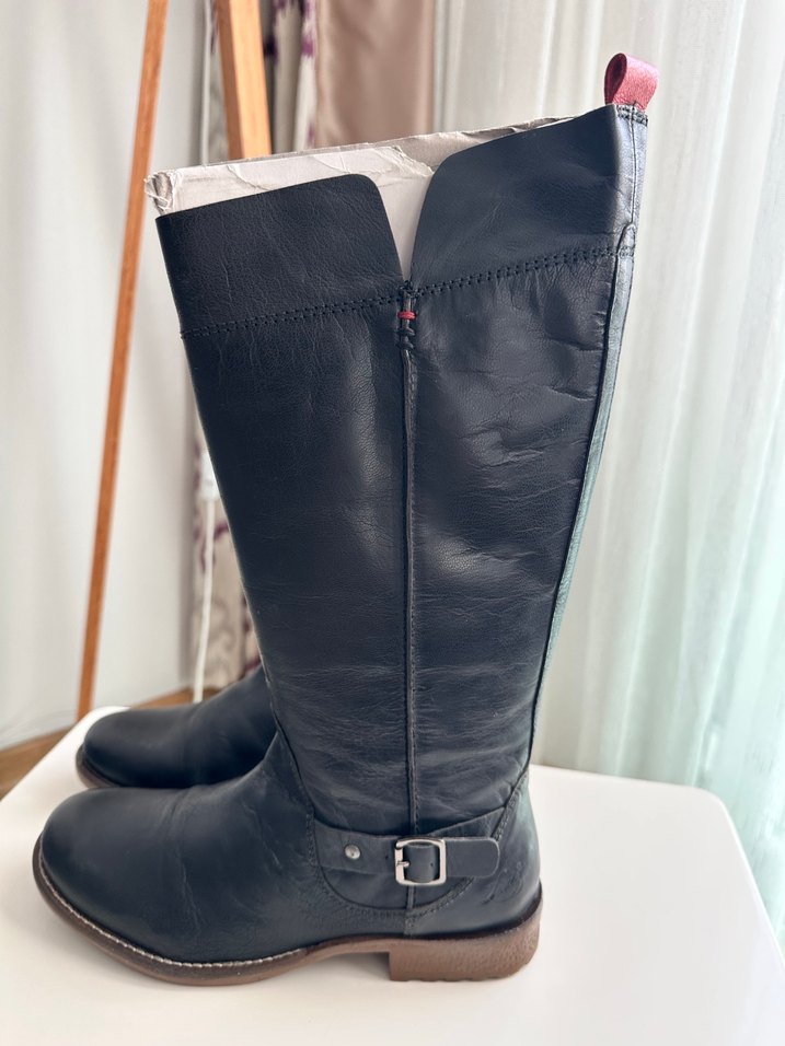 Levis Kadın Siyah %100 Deri Çizme - Görsel 2