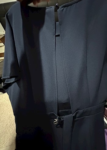 Trendyol Lacivert Kadın Sırt Dekolteli Dizüstü Elbise - Görsel 3