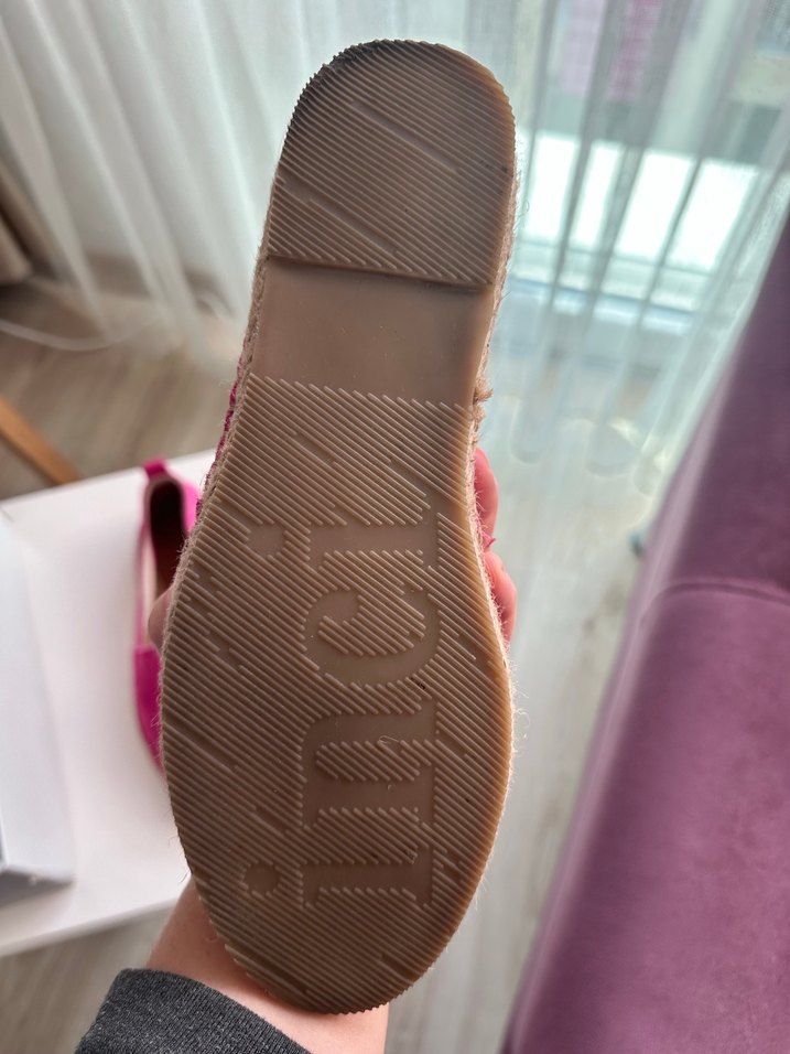 İnci Pembe Süet Espadril - Görsel 3