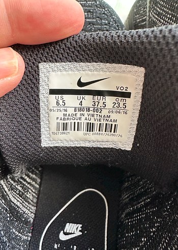 Siyah Gri Kadın Spor Ayakkabı - Görsel 5