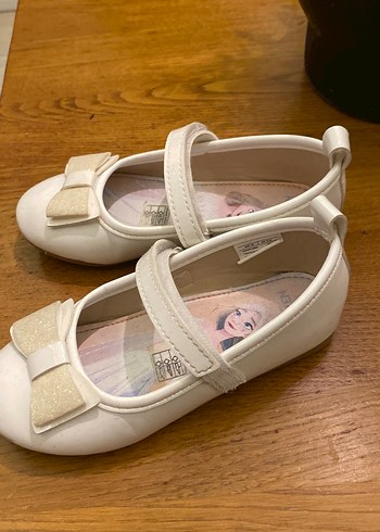 Kız Çocuk Beyaz Rugan Babet Ayakkabı - Görsel 3