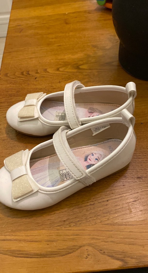 Kız Çocuk Beyaz Rugan Babet Ayakkabı - Görsel 3