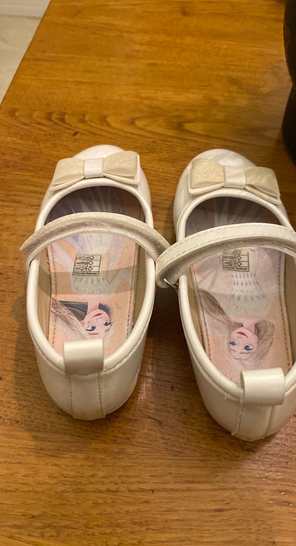 Kız Çocuk Beyaz Rugan Babet Ayakkabı - Görsel 2