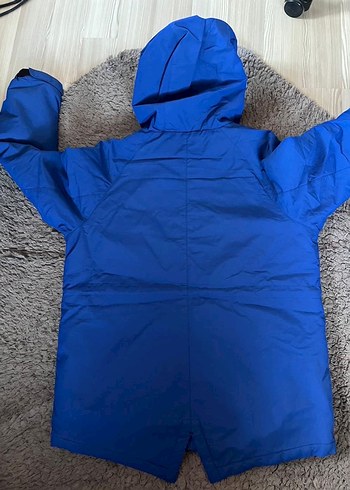 Mavi kadın mont - Görsel 2