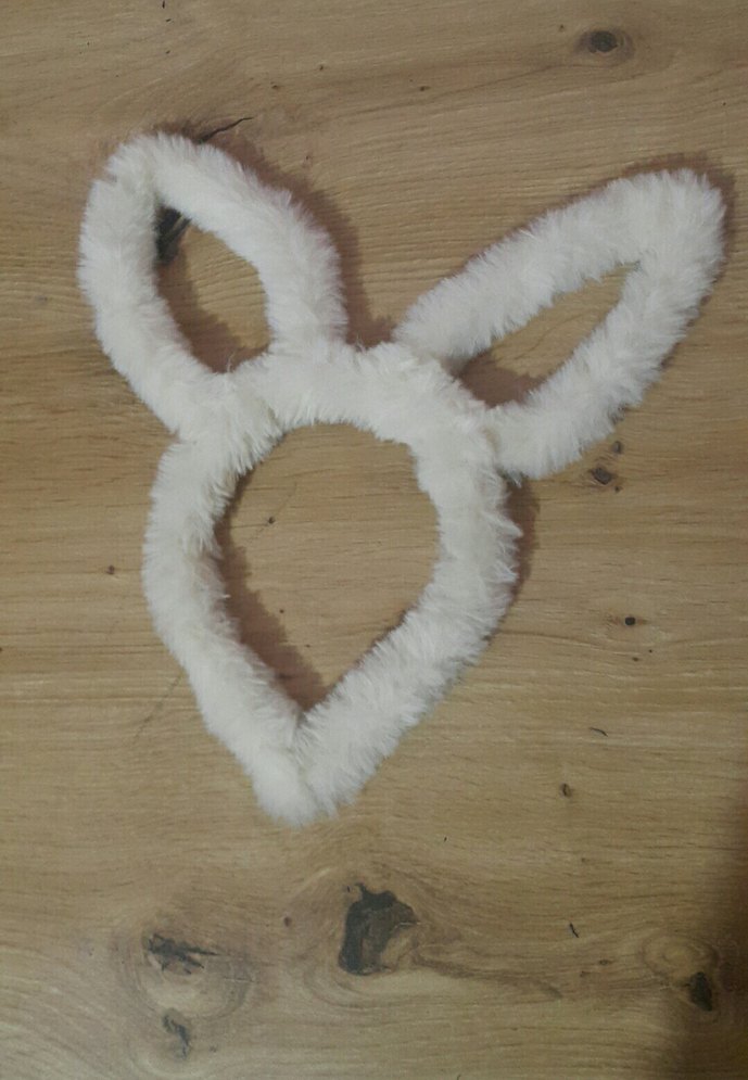 Beyaz Kürklü Çocuk Taç - Görsel 2