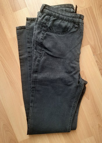 Gri Kadın Denim Pantolon - Görsel 4