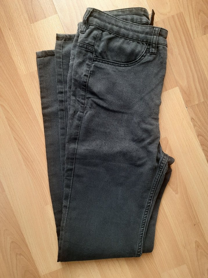 Gri Kadın Denim Pantolon - Görsel 4