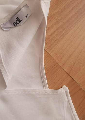 Beyaz Keten gömlek - Görsel 6