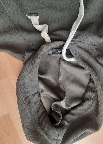 kadın haki eşofman sweat takım - Görsel 2