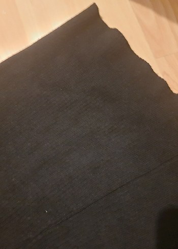 Siyah Uzun Kesim triko elbise - Görsel 4