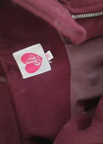 Fermuarlı Bordo Kaban - Görsel 5