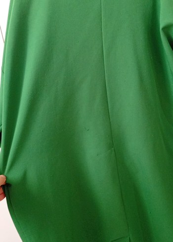 Düğmeli Yeşil Kadın Blazer Ceket - Görsel 3