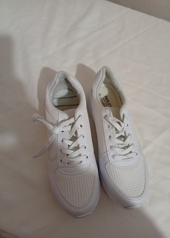 Beyaz Kadın Spor Ayakkabı - Görsel 3