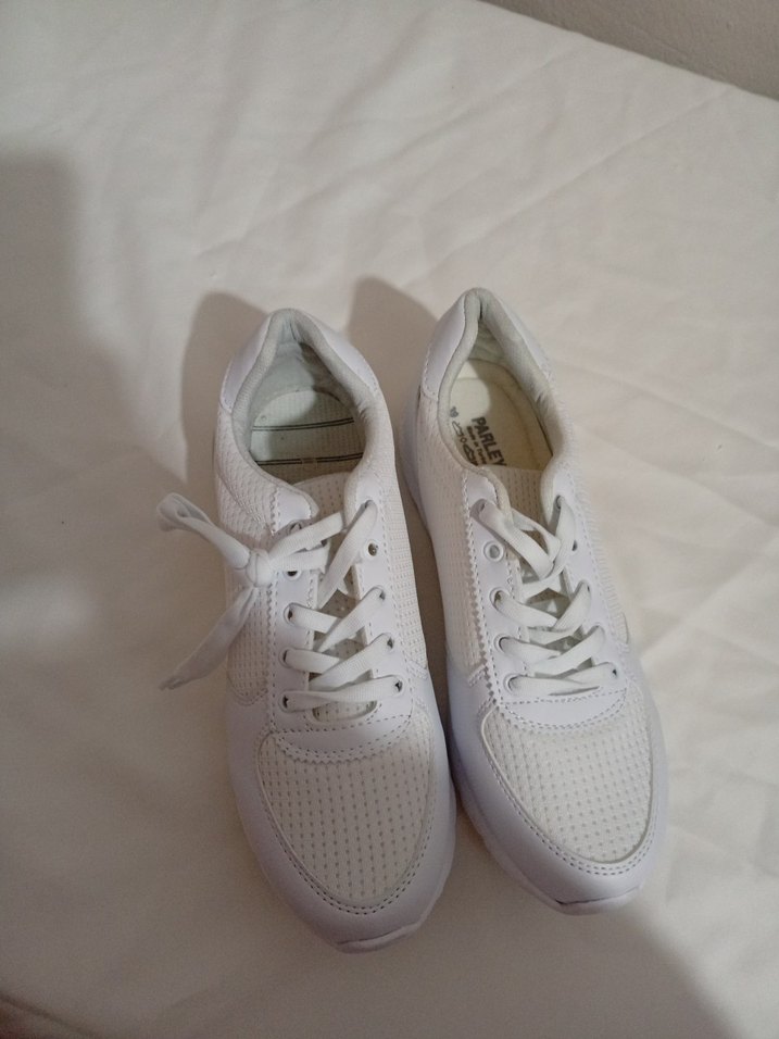 Beyaz Kadın Spor Ayakkabı - Görsel 3