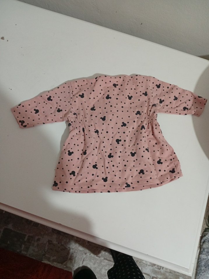 LCW Uzun Kollu Pembe Kız Çocuk Elbise - Görsel 4