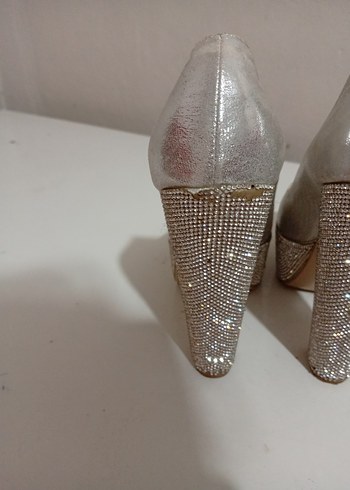 Platform Topuklu Abiye Ayakkabı - Görsel 3